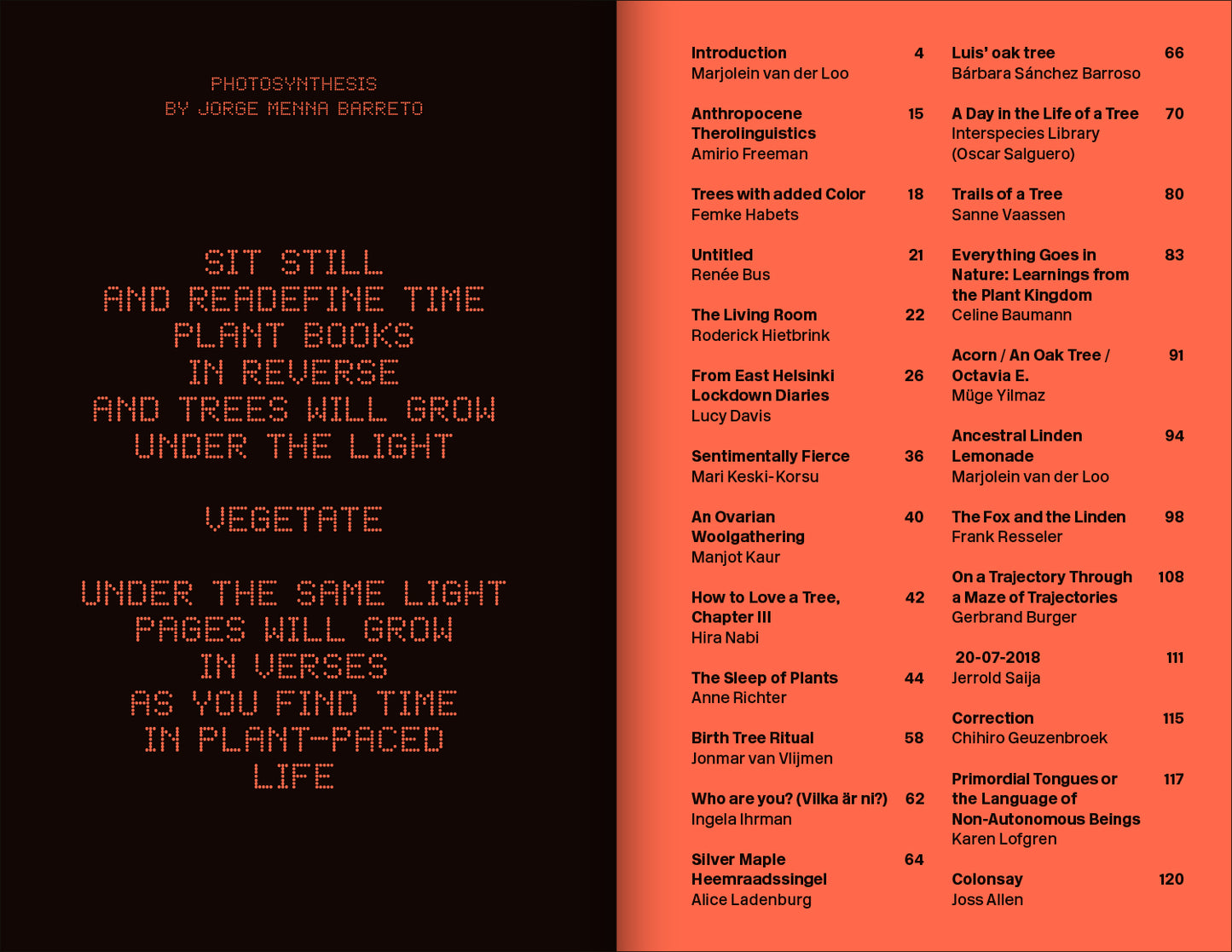 A Tree, A Reader on Arboreal Kinship; edited by Marjolein van der Loo