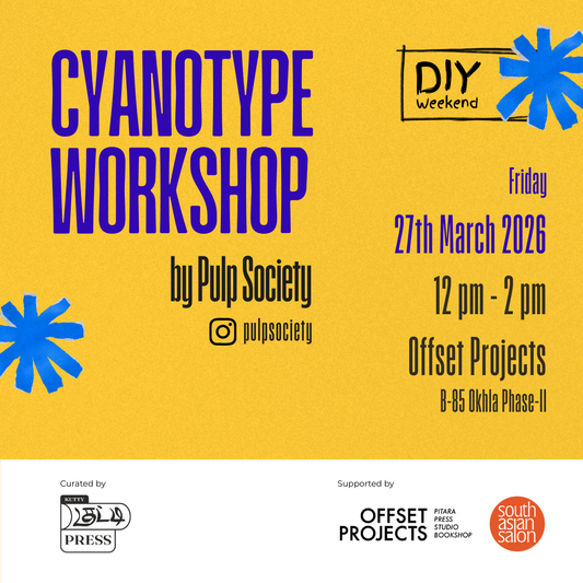 Cyanotype Workshop by Pulp Society (27 March | DIY Weekend with Kutty Press)