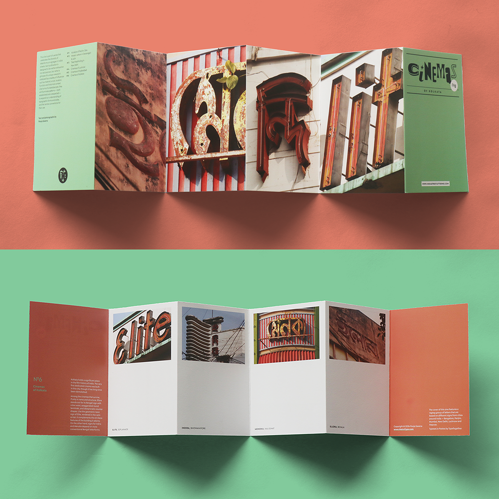 India Street Lettering Zines: №1-6 by Pooja Saxena