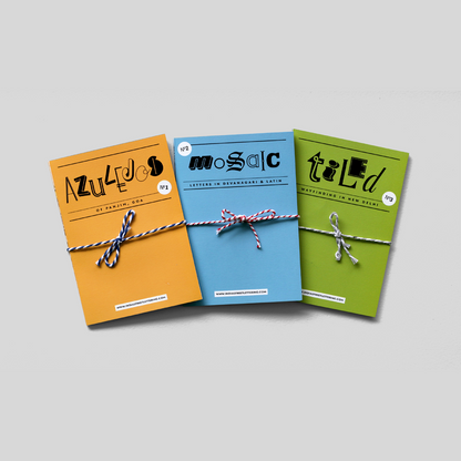 India Street Lettering Zines: №1-6 by Pooja Saxena